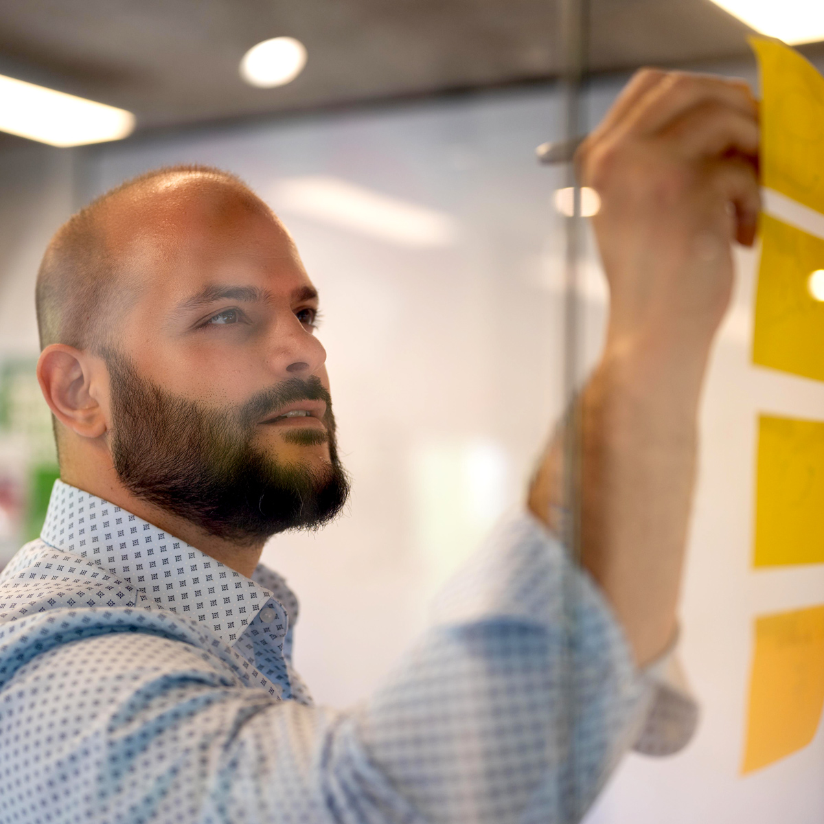 Gino N. Shahidi facilitating an interactive Product Owner training